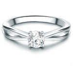 Ring Sterling Silber Zirkonia weiß