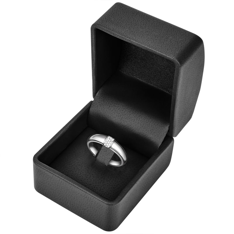 Ring Sterling Silber Zirkonia weiß