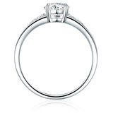 Ring Sterling Silber Zirkonia weiß
