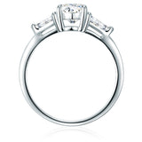 Ring Sterling Silber Zirkonia weiß