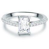 Ring Sterling Silber Zirkonia weiß
