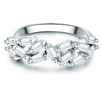 Ring Sterling Silber Zirkonia weiß