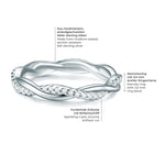 Ring Sterling Silber Zirkonia weiß