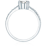 Ring Sterling Silber Zirkonia weiß