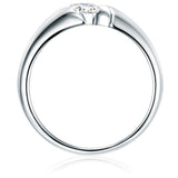 Ring Sterling Silber Zirkonia weiß