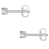 Ohrstecker Sterling Silber Zirkonia weiß