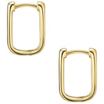 Creolen Sterling Silber gelbgold