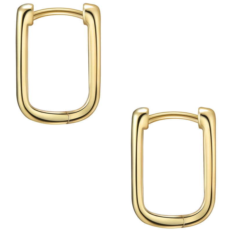 Creolen Sterling Silber gelbgold