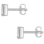 Ohrstecker Sterling Silber Zirkonia weiß