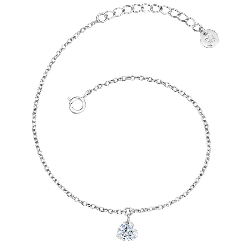 Armband Sterling Silber Topas weiß