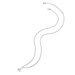 Kette mit Anhänger Sterling Silber Topas weiß