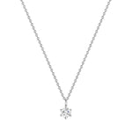 Kette mit Anhänger Sterling Silber Zirkonia weiß