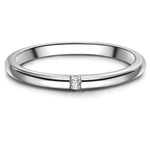 Ring Sterling Silber Zirkonia weiß