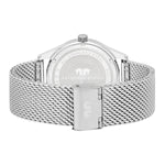 Herren Chronograph silber Edelstahl silber
