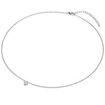 Kette Sterling Silber Zirkonia weiß