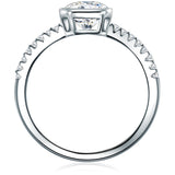 Ring Sterling Silber Zirkonia weiß