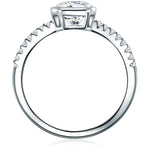 Ring Sterling Silber Zirkonia weiß