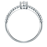 Ring Sterling Silber Zirkonia weiß