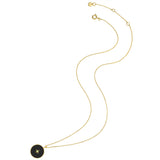 Kette Sterling Silber gelbgold Opal (synth.)