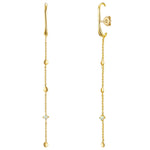 Ohrstecker Sterling Silber gelbgold Opal (synth.)