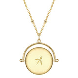Kette Sterling Silber gelbgold Zirkonia weiß
