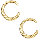 Ohrklemmen Sterling Silber gelbgold