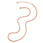 Kette Sterling Silber roségold Zirkonia weiß