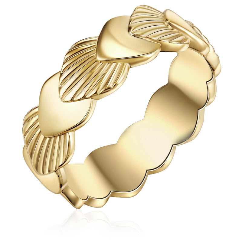 Ring Sterling Silber gelbgold