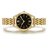 Damen Quarzuhr gelbgold Edelstahl gelbgold
