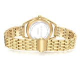 Damen Quarzuhr gelbgold Edelstahl gelbgold