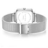 Damen Quarzuhr silber Edelstahl silber