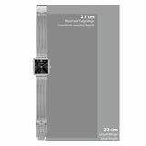Damen Quarzuhr silber Edelstahl silber