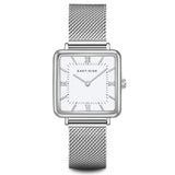 Damen Quarzuhr silber Edelstahl silber