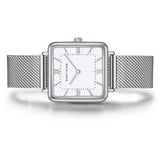 Damen Quarzuhr silber Edelstahl silber