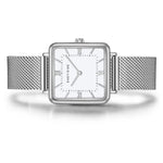 Damen Quarzuhr silber Edelstahl silber