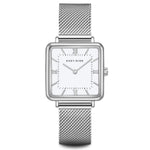 Damen Quarzuhr silber Edelstahl silber