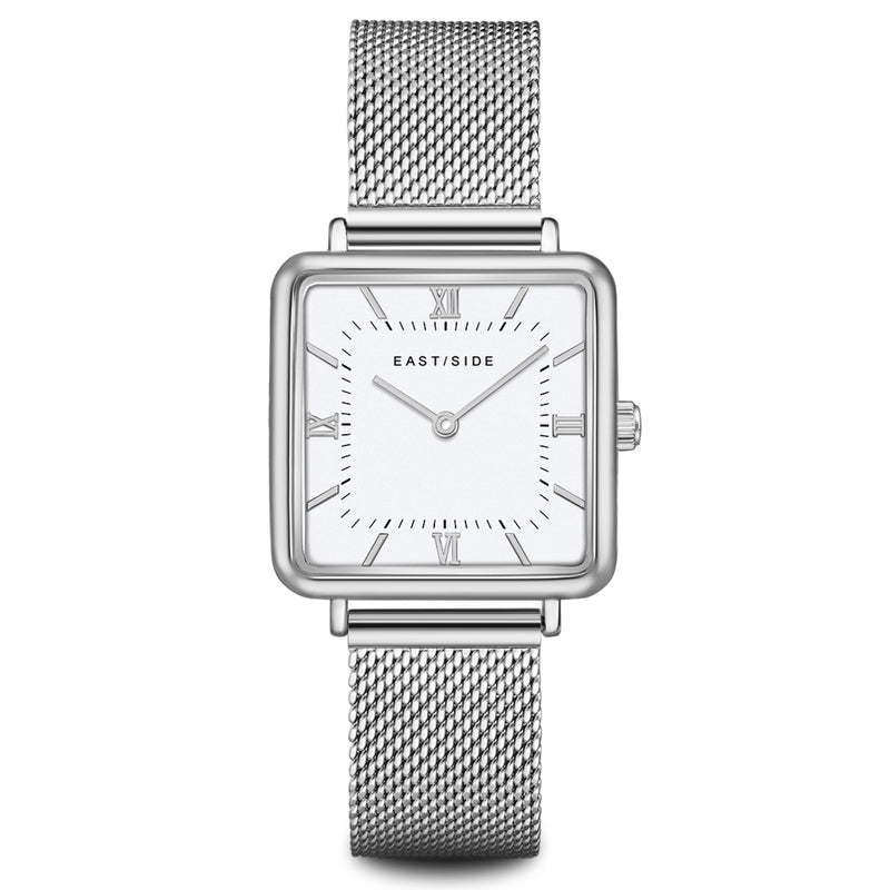 Damen Quarzuhr silber Edelstahl silber
