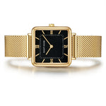 Damen Quarzuhr gelbgold Edelstahl gelbgold