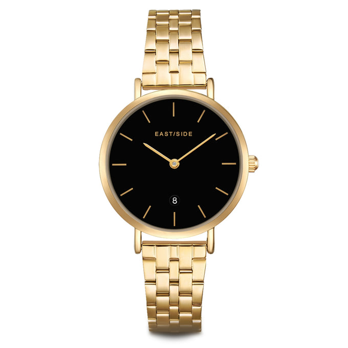 Damen Quarzuhr gelbgold Edelstahl gelbgold