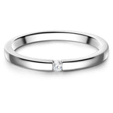 Ring Sterling Silber Zirkonia weiß