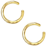 Ohrklemmen Sterling Silber gelbgold