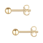 Ohrstecker Sterling Silber gelbgold