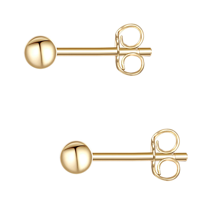 Ohrstecker Sterling Silber gelbgold