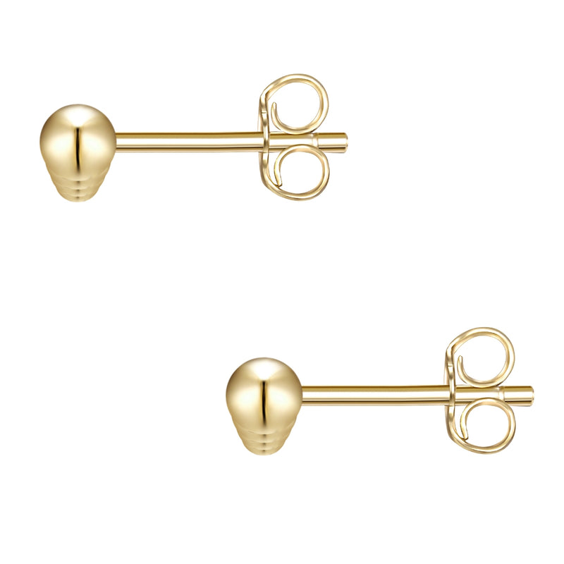 Ohrstecker Sterling Silber gelbgold