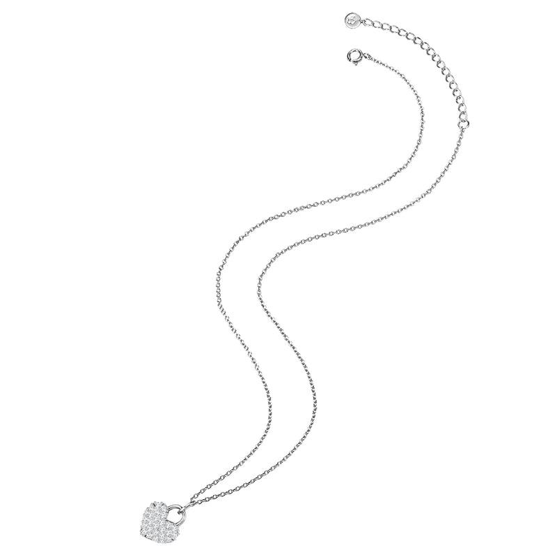 Kette mit Anhänger Sterling Silber Zirkonia weiß