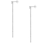 Ohrhänger Sterling Silber Zirkonia weiß