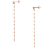 Ohrhänger Sterling Silber roségold Zirkonia weiß