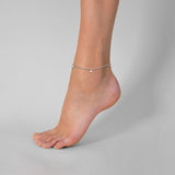 Fusskette Sterling Silber