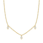 Kette Sterling Silber gelbgold Zirkonia weiß