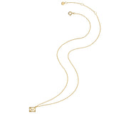 Kette Sterling Silber gelbgold Zirkonia weiß